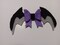 Black Bat Wings hair bow with hair clip for girls toddlers baby girl hair clip hair accessories glitter hair bow gift go girl baby headband product 4